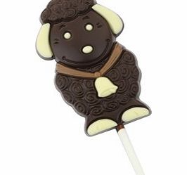 Easter lamb, dark chocolate lollipop