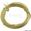 X No 1 Brass Picture Wire 3Mtr