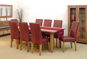 Ardennes Leather Dining Set