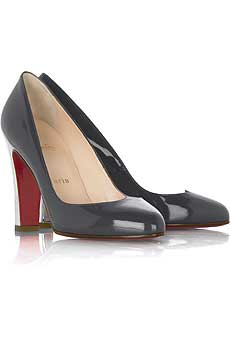 Christian Louboutin Silver heel pumps