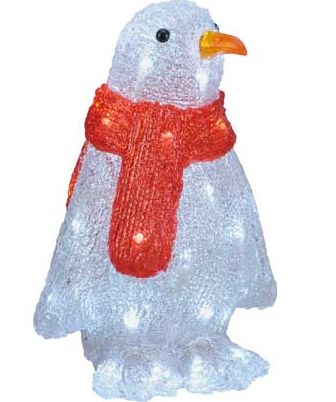 Christmas Crystal Acrylic Penguin