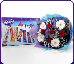 Flowers and Selection Box