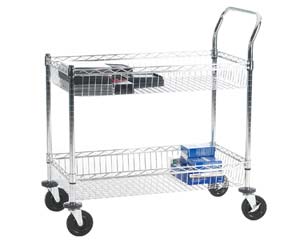 Chrome wire trolley