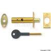 Chubb 60mm Brass Finish Door Bolts Pack of 2