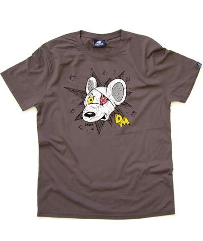 Danger Mouse Face Brown T-shirt