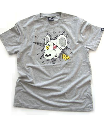 Danger Mouse Face Marl Grey T-shirt