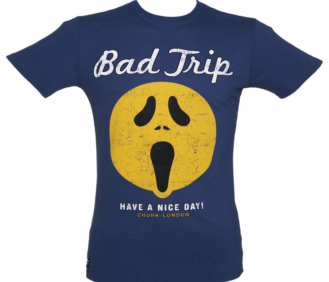 Mens Navy Have A Nice Day Bad Trip T-Shirt from