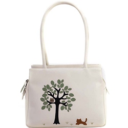 Ciccia Tree and Cat Shoulder Bag