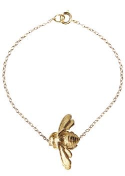Gold Plated Bee Bracelet by Cinderela B BB1/G
