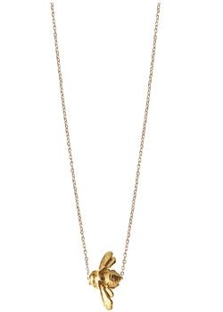 Gold Plated Bee Necklace by Cinderela B BN2/G