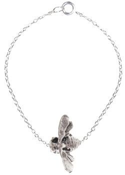 Silver Plated Bee Bracelet by Cinderela B BB1/S