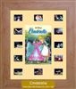 Cinderella Mini Montage Film Cell: 245mm x 305mm (approx) - black frame with black mount