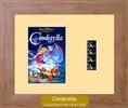 cinderella Single Film Cell: 245mm x 305mm (approx) - beech effect frame with ivory mount