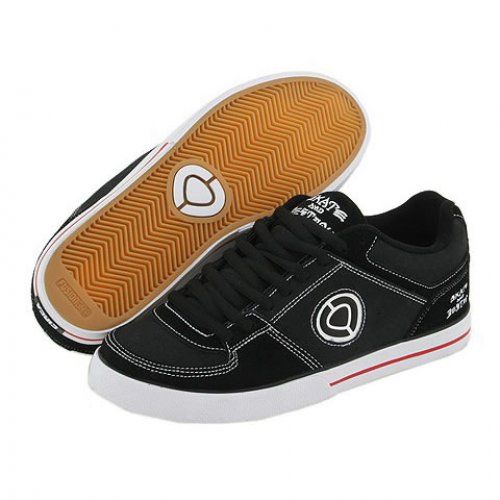 Mens Circa Allie 208 Vlc Skate Shoe Black/white/red