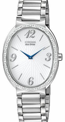 Allura Womens Quartz Watch with White Dial Analogue Display and Silver Stainless Steel Bracelet EX1220-59A