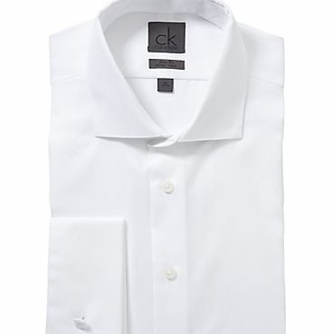Self Stripe Shirt, White