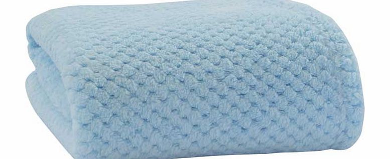 Honeycomb Blanket - Blue