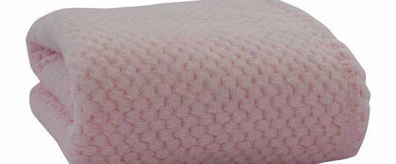 Honeycomb Blanket - Pink