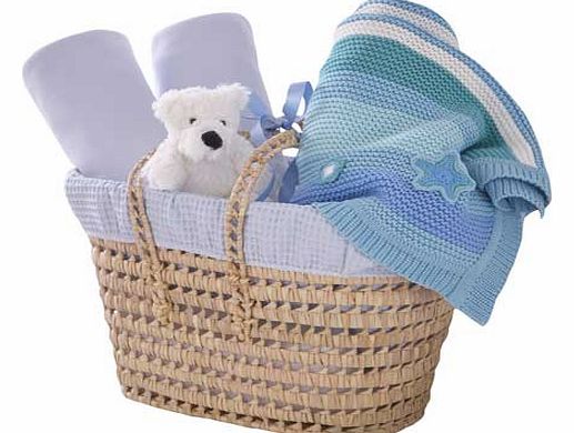 Polly Moses Gift Basket - Blue