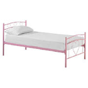 Clarinda Hearts Single Bed, Pink