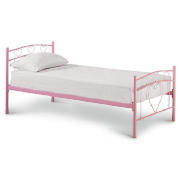 Clarinda Hearts Single Bed with Mattress