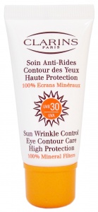 Clarins SUN WRINKLE CONTROL EYE CONTOUR CARE CREAM HIGH PROTECTION UVB30 (20ML)