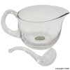 Glass Gravy Boat With Ladle