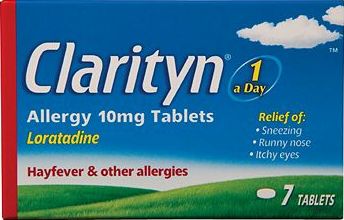 Clarityn, 2041[^]10016315 Allergy 7 Tablets 10016315