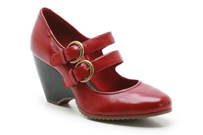 Clarks Bamboo Palm Red Leather