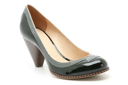 Clarks Band Stand Black Patent