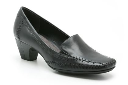 Clarks Broad Shade Black Leather