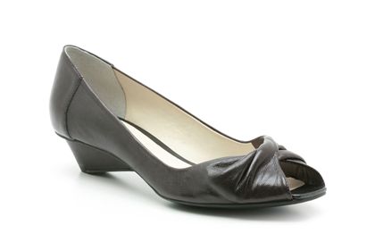 Clarks Chess Move Black Leather