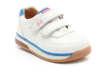 Clarks Compo Fst White Leather