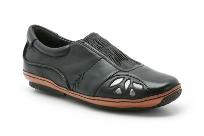 Clarks Easter Lily Black Combi Leather