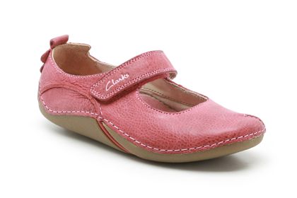 Clarks Fabulously Inf Cherry Leather