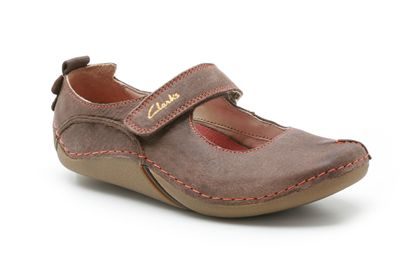 Clarks Fabulously Inf Chocolate Leather