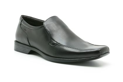 Clarks Fire Switch Black Leather