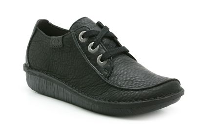 Clarks Funny Dream Black Leather