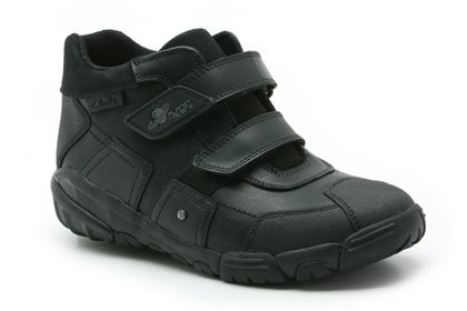 Clarks Galaxystep Jnr Black Leather