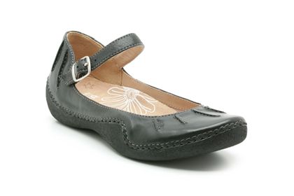 Clarks High Spice Black Leather