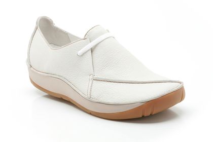 Clarks Horse Rustle White Leather