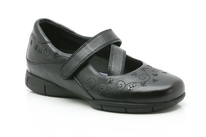 Clarks Mini Games Inf Black Leather