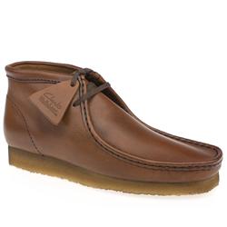 Male Wallabee Boot Leather Upper Alternative in Tan