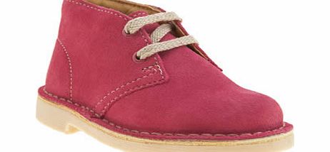 Clarks Originals pink desert boot girls toddler