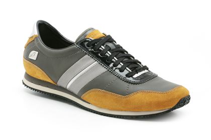 Clarks Pro Lace Charcoal Leather
