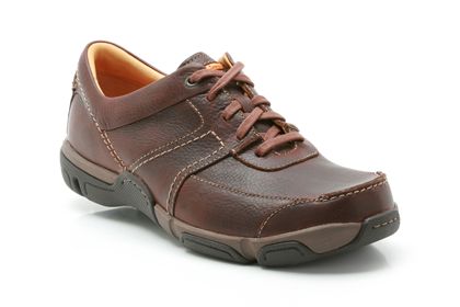 Clarks Ranch Drive Chestnut Leather