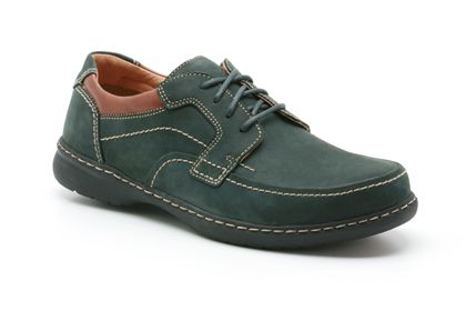Clarks Summer Light Navy/Brown Leather