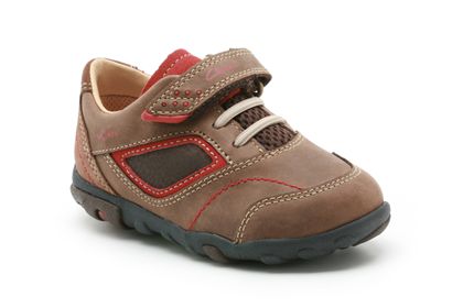 Clarks Top Class Fst Brown/Red Leather