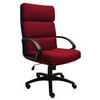 Classic Executive Hi Back Fabric Chair - Burgundy
