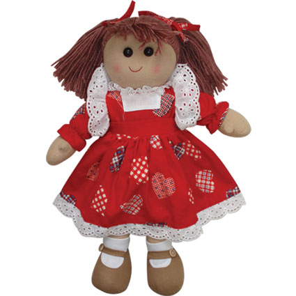 Classic Love Heart Rag Doll